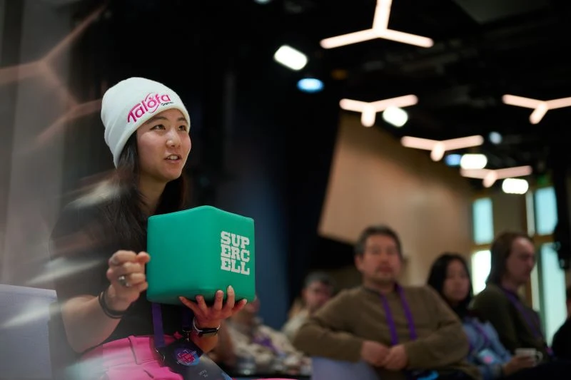 Jenny Xu at the Supercell Arctic Bootcamp
