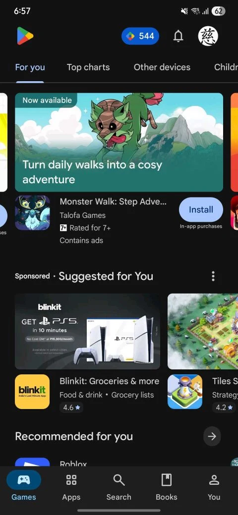 Monster Walk featured on Google Play at global launch