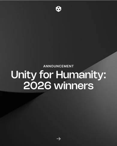 announcement Unity for Humanity: 2026 winners